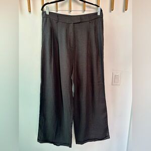 Free People Lyla Linen Trouser, Black